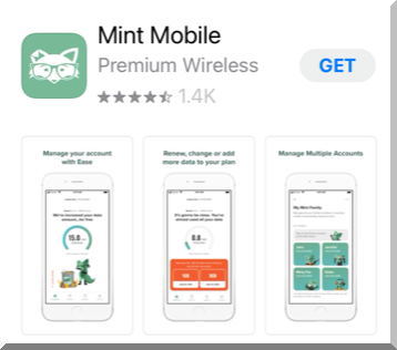 Mint Mobileのアプリをダウンロードします。
